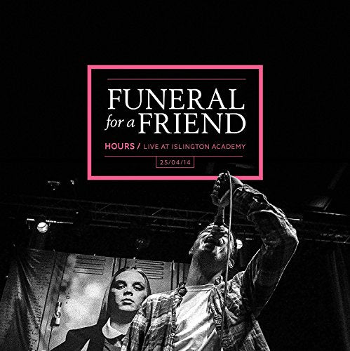 CD cover for Funeral For A Friend’s “Hours/Live At Islington Academy.”
