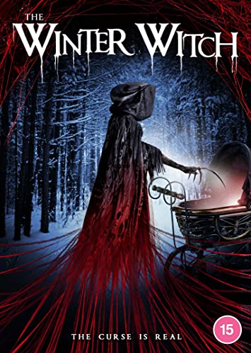 DVD cover for "The Winter Witch" featuring a cloaked figure and baby carriage.
