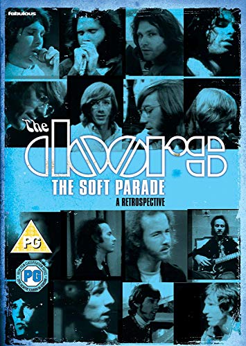 "The Doors: The Soft Parade" DVD cover with blue-toned band member images.