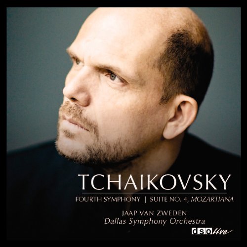CD cover featuring a portrait of composer Pyotr Ilyich Tchaikovsky.