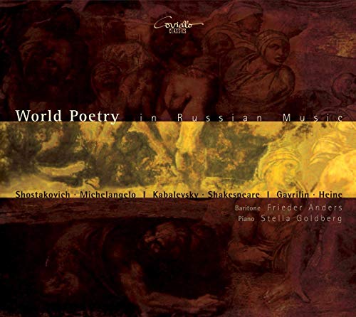 "CD cover with 'World Poetry in Russian Music' text and abstract, dark-toned artwork."