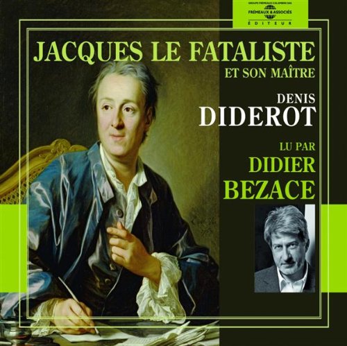 CD cover featuring a portrait of Denis Diderot and Didier Bezace.