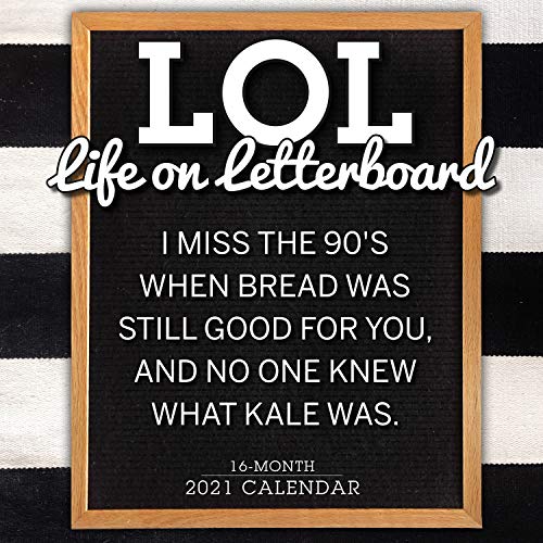 LOL Life on Letterboard 2021 Calendar