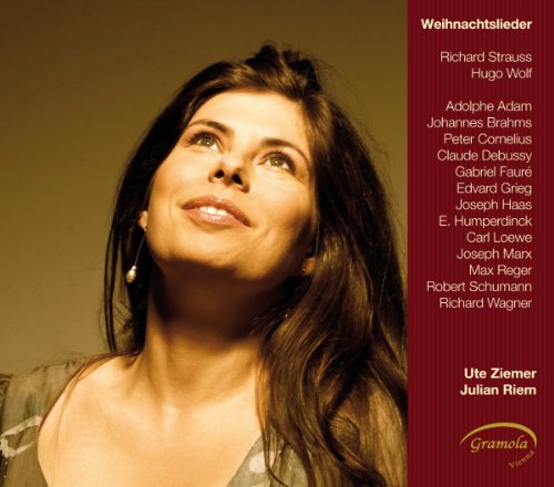 CD cover featuring a woman looking upwards with composers listed.