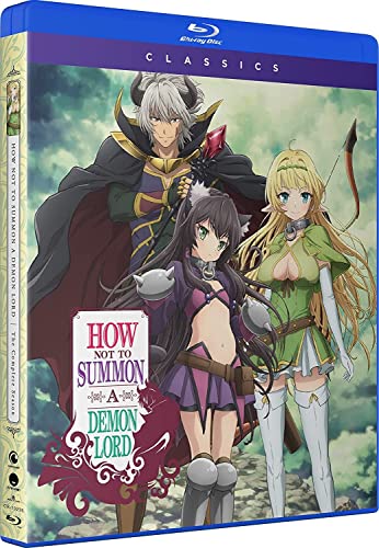 Blu-ray cover for anime "How Not To Summon A Demon Lord" featuring characters.