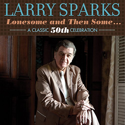 "CD cover featuring Larry Sparks in a beige jacket, sitting by a door."