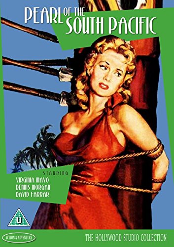 DVD cover featuring a blonde woman in a red dress, bound by ropes against a blue sky.