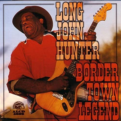 CD cover featuring blues musician Long John Hunter with a guitar.