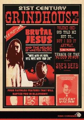 DVD cover for "21st Century Grindhouse Vol 1" with a Jesus-like figure.