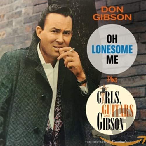Don Gibson CD cover featuring a portrait and song titles.