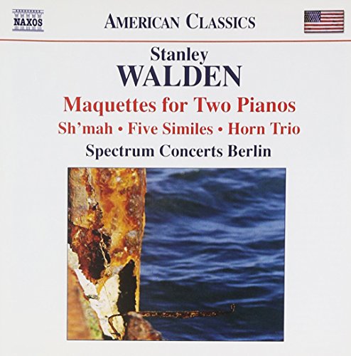 CD cover for Stanley Walden’s “Maquettes for Two Pianos” by Spectrum Concerts Berlin.