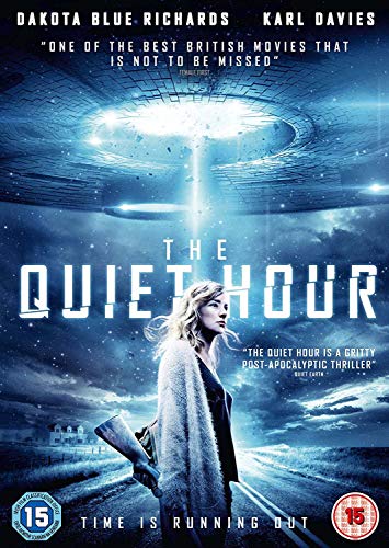 DVD cover showing a woman holding a rifle under a large hovering spacecraft.