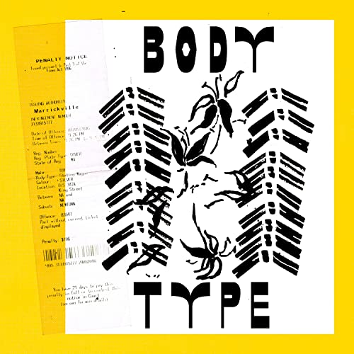 Black and white vinyl record cover with abstract, distorted imagery.