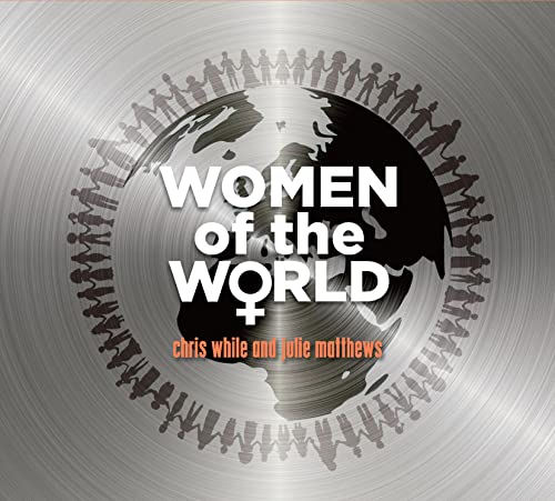 CD cover: globe with silhouettes of people, text “Women of the World”.