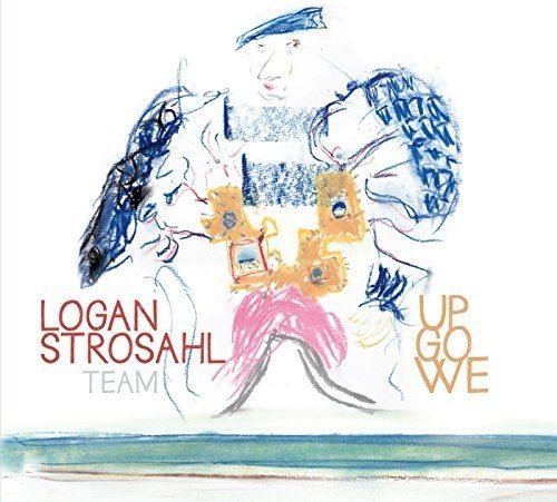 CD cover: abstract, colorful sketch of a person with text “Logan Strosahl.”