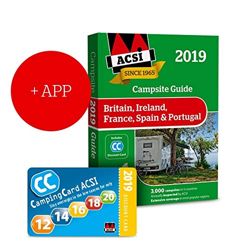 Campsite Guide + APP 2019 Britain, Ireland, France, Spain & Portugal