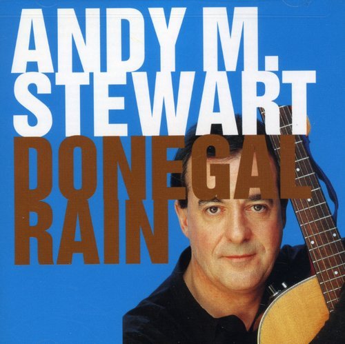 "Album cover with a man holding a guitar against a blue background."