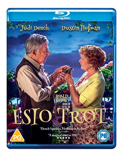 Esio Trot" Blu-ray cover featuring Judi Dench and Dustin Hoffman.