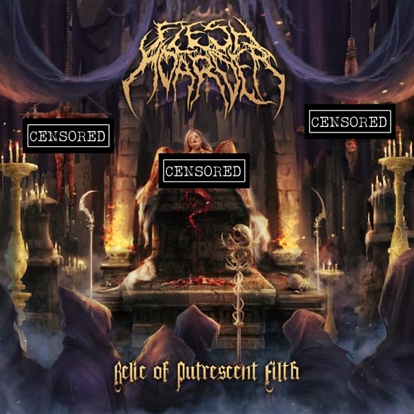 CD cover: dark fantasy art with a throne, candles, and obscured figures.