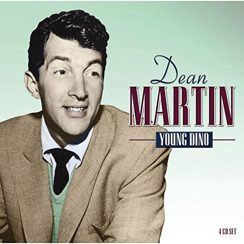 Dean Martin album cover featuring a man in a tan suit and green sweater.