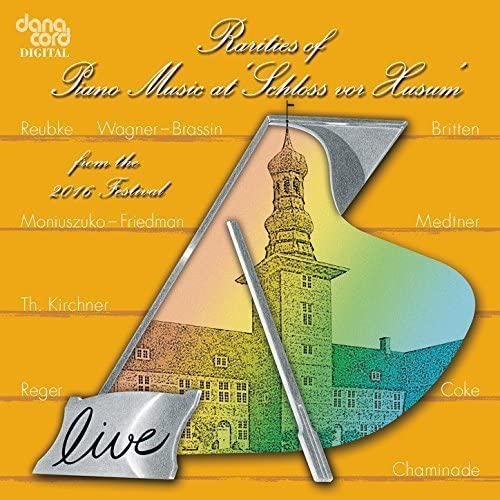 CD cover for "Rarities of Piano Music 2016" featuring a castle tower.
