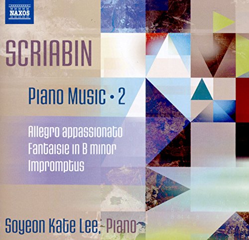 CD cover for Scriabin piano music, Vol. 2, performed by Soyeon Kate Lee.