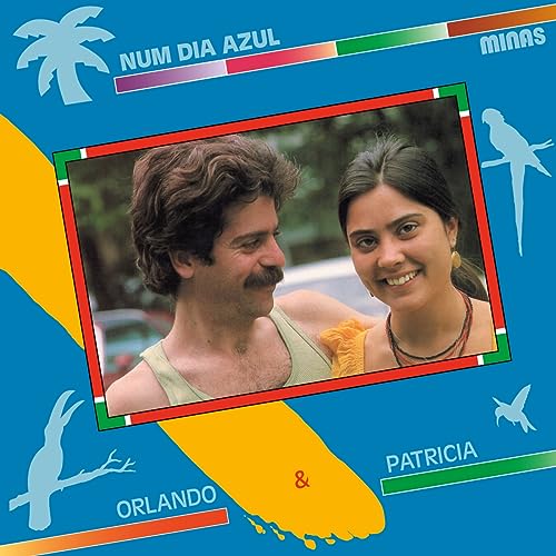 CD cover featuring a portrait of a man and woman, colorful geometric design.