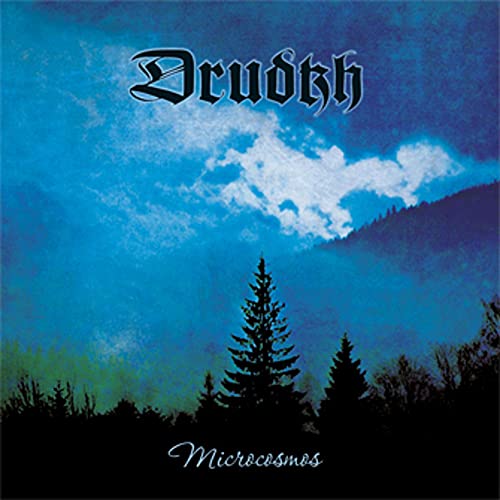 CD cover: blue sky, silhouetted trees, and band name "Drudkh".