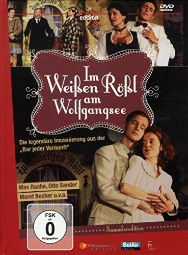 DVD cover for Im Weissen Rössl am Wolfgangsee featuring a couple embracing and actors.