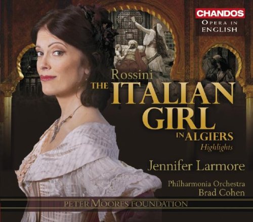 CD cover for Rossini’s “The Italian Girl in Algiers” featuring Jennifer Larmore.