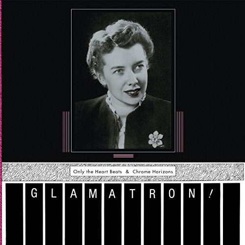 A pink vinyl record cover featuring a black-and-white portrait of a woman.