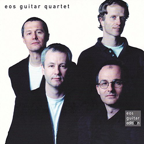 CD cover featuring four men in black jackets against a white background.