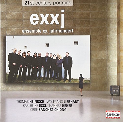 "CD cover with a group of people standing in front of a white wall."