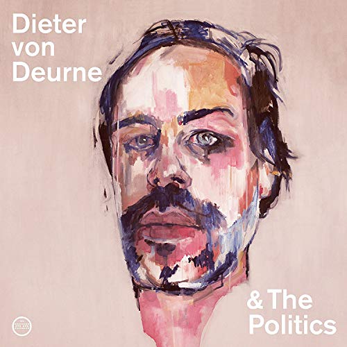 Vinyl album cover featuring a watercolor portrait of a man with a mustache.