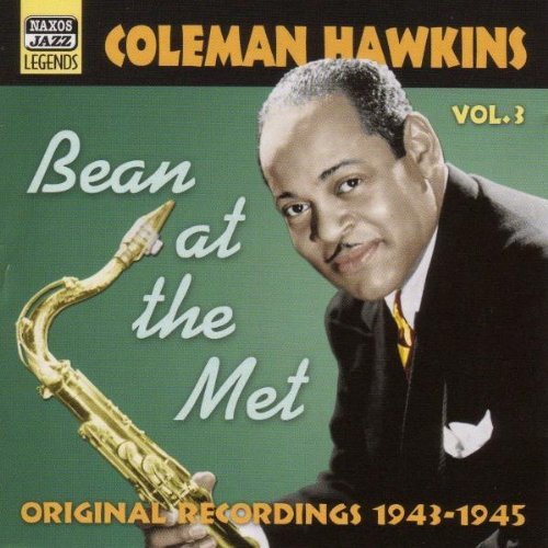 Compact disc titled "Coleman Hawkins Vol.3: Bean at the Met" with a cover and disc.