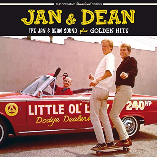 Jan and Dean album cover featuring two men and a red convertible.