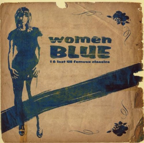 CD cover: silhouette of a woman with “Women Blue” text in blue.