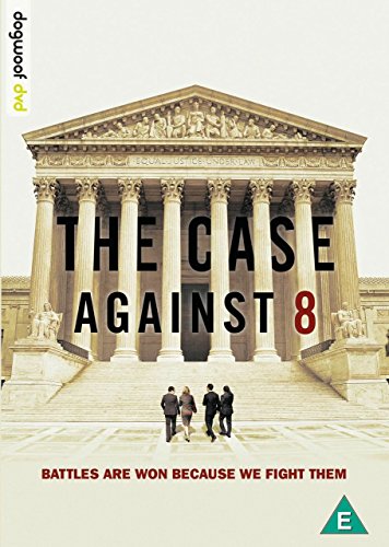 DVD cover for “The Case Against 8” featuring the Supreme Court building.