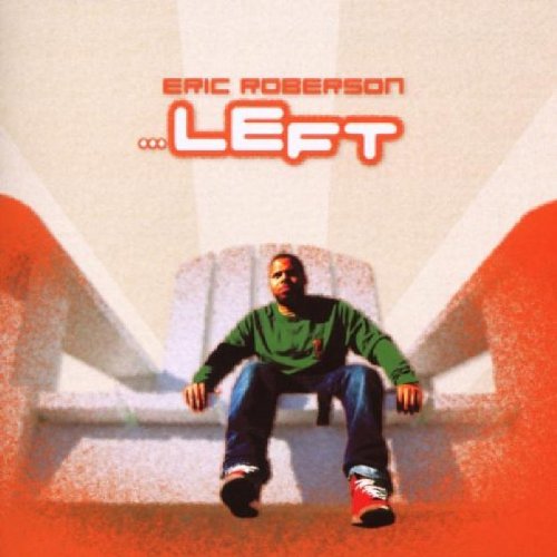 "Album cover with a man sitting on a concrete bench, wearing a green shirt."