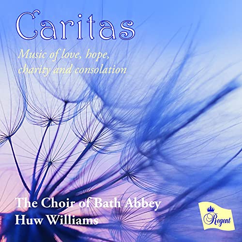 CD cover for “Caritas” by The Choir of Bath Abbey, with dandelions.