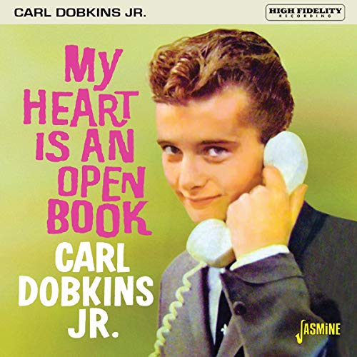 Album cover featuring Carl Dobkins Jr. on phone against green background.