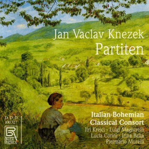 CD cover: pastoral landscape with figures, text naming Jan Vaclav Knezek.