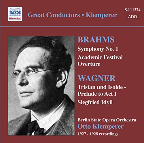 CD cover featuring a black and white portrait of conductor Otto Klemperer.