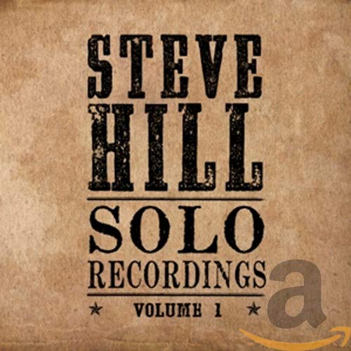 CD cover for Steve Hill’s “Solo Recordings Volume 1” with Amazon logo.