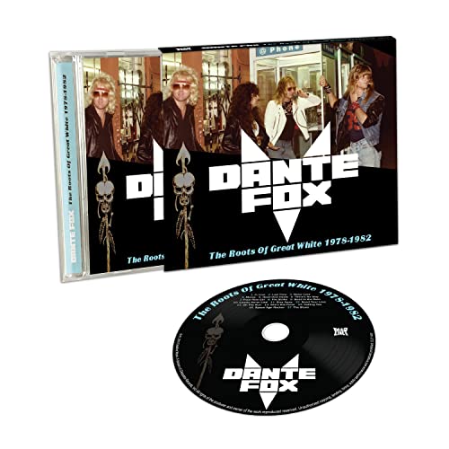 CD case and disc for Dante Fox’s “The Roots Of Great White 1978-1982.”
