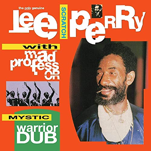 CD cover for “Mystic Warrior In Dub” featuring Lee Perry’s portrait.