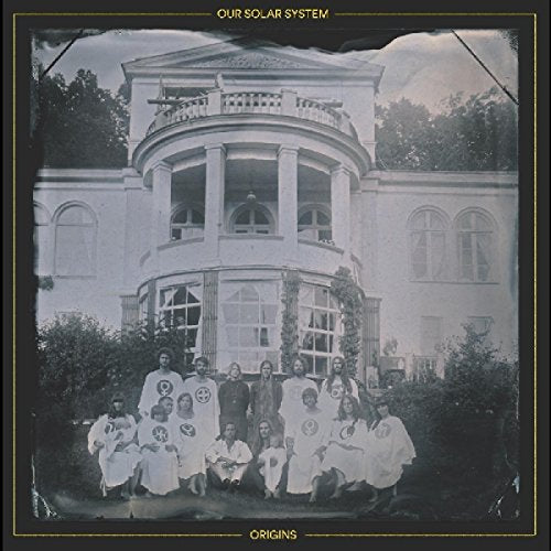 Black and white vinyl album cover with a vintage photograph of people.