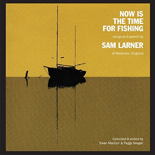 CD cover with a small sailboat on calm, yellow-toned water.