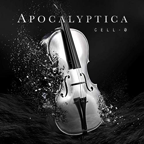 "Album cover featuring a shattered silver violin against a black background."