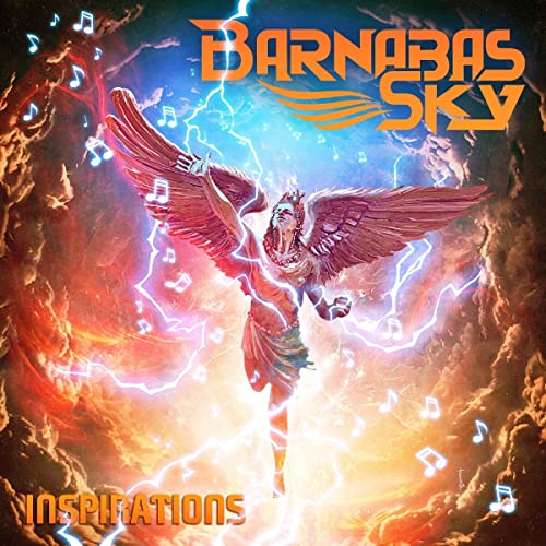 CD cover: winged figure amidst swirling red, blue, and gold energy.